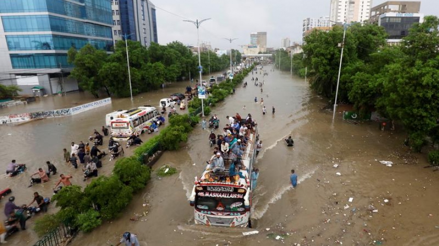 Mưa lũ nghiêm trọng ở Pakistan: Gần 60 người thiệt mạng chỉ trong 24 giờ